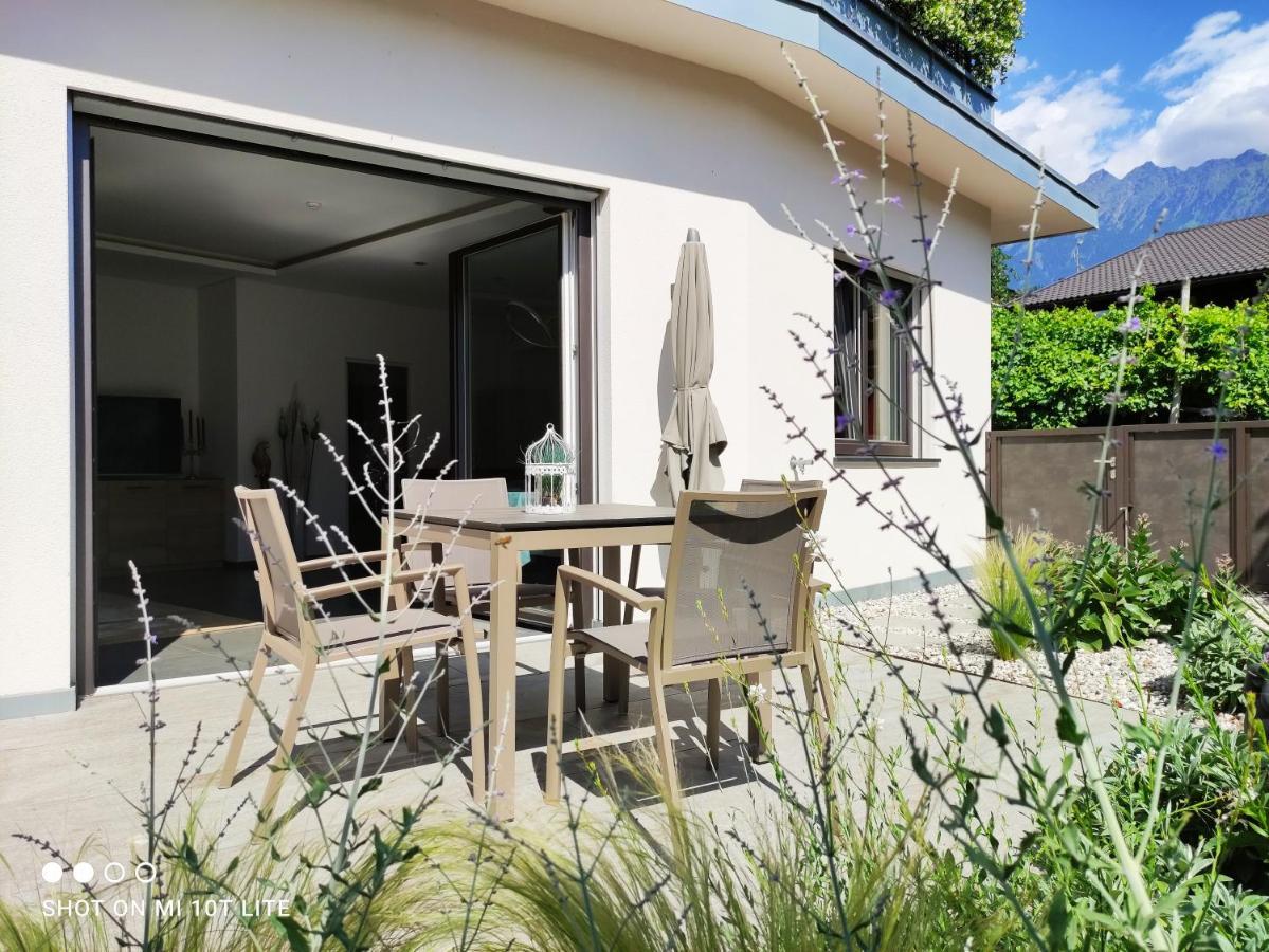 Ruhige Ferienwohnung Mit Garten Und Garage In Privatvilla Marlengo Eksteriør billede