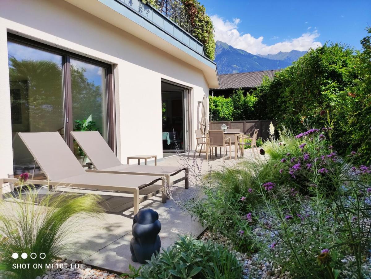 Ruhige Ferienwohnung Mit Garten Und Garage In Privatvilla Marlengo Eksteriør billede